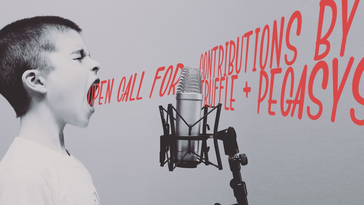 Pegasys Truffle Open Call For Contributions