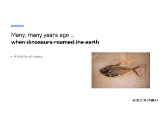 Many, many years ago …
when dinosaurs roamed the earth
• A little bit of history
 