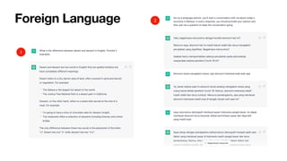 Foreign Language 2
1
 