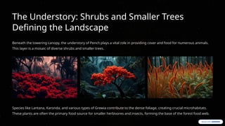 The Understory: Shrubs and Smaller Trees
Defining the Landscape
Beneath the towering canopy, the understory of Pench plays a vital role in providing cover and food for numerous animals.
This layer is a mosaic of diverse shrubs and smaller trees.
Species like Lantana, Karonda, and various types of Grewia contribute to the dense foliage, creating crucial microhabitats.
These plants are often the primary food source for smaller herbivores and insects, forming the base of the forest food web.
 