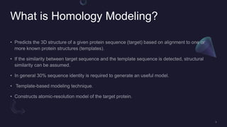 What is Homology Modeling?
 