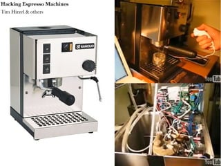 Hacking Espresso Machines
Tim Hirzel & others
 