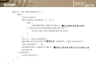 Java SE 7 技術手冊投影片第 11 章 - 執行緒與並行API