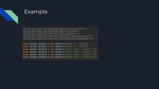 Example
 
