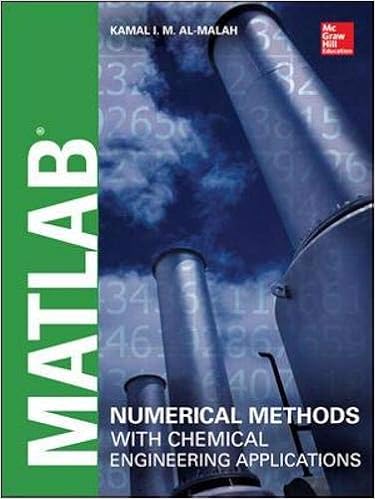 MATLAB Numerical Methods with Chemical Engineering Applications