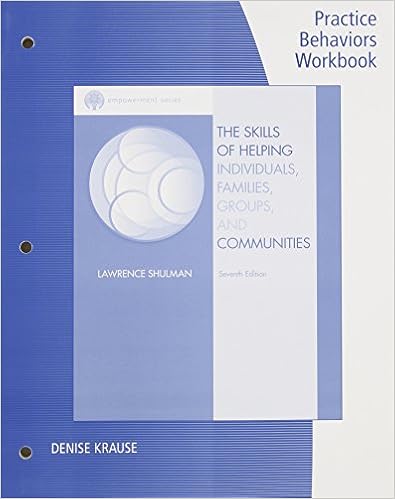 Practice Behaviors Workbook for Shulman's Brooks/Cole Empowerment Series