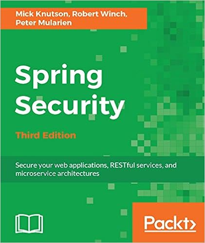 Spring Security - Third Edition: Secure your web applications, RESTful services, and microservice architectures