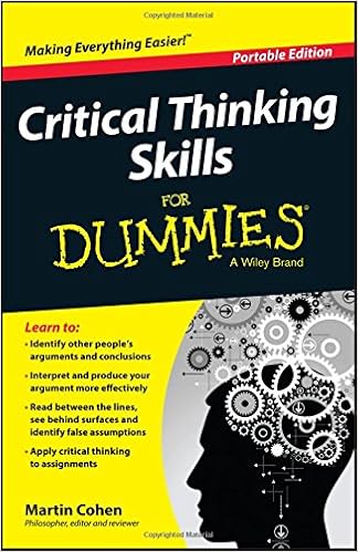 Critical Thinking Skills For Dummies