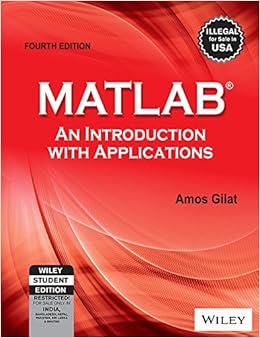MATLAB: An Introduction with Applications