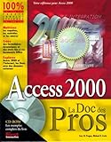 couverture du livre Access 2000 La Doc des Pros