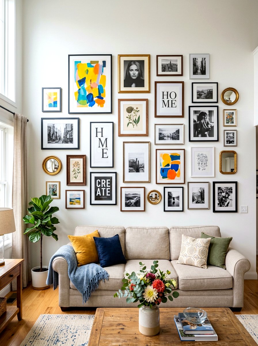 Gallery wall display