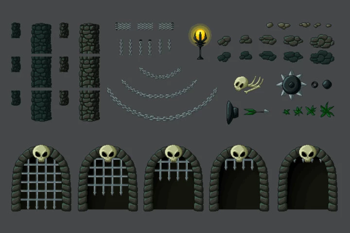 Fantasy Platformer Game Kit Pixel Art