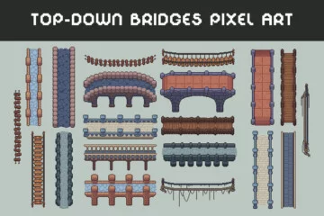 Free Bridges Top-Down Pixel Art Asset Pack Free Bridges Top-Down Pixel Art Asset Pack