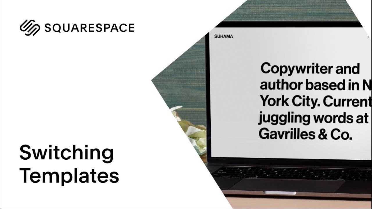 Switching Templates | Squarespace 7.0 - YouTube