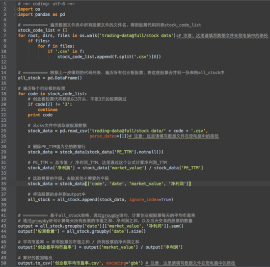 【邢不行|量化小讲堂系列05-Python量化入门】计算创业板平均市盈率