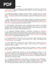Riassunto La Guerra Fredda Del Pero