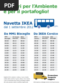 Orari Navetta Ikea Milano
