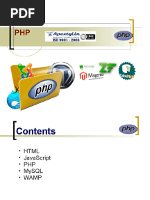 PHP Basic Fundamentals - A Quick Review