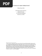 HayesRoth.B(1995) AnArchitectureForAdaptiveIntelligentSystems
