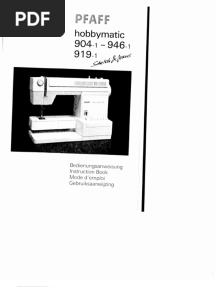 Pfaff 919 Hobbymatic