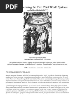 Galilei.G() DialogueConcerningTheTwoChiefWorldSystems