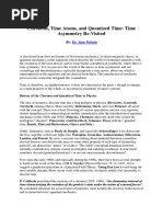 Chronons, Time Atoms, and Quantized Time