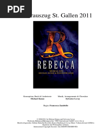 Rebecca (Conductor's Score)