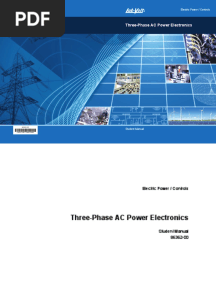 Three-Phase AC Power Electronics Student Manual