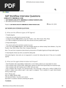 SAP Workflow Interview Questions - Mindmajix