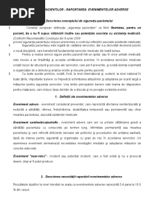 Evenimente Santinela, Near Miss, Adverse