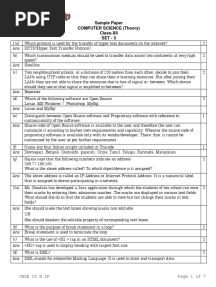 Xii Cbse Informatics Practices Sample Paper Solution Set3
