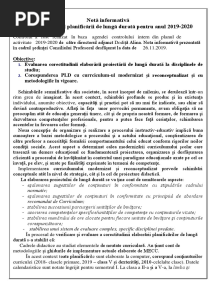 Notă Informativă PLD
