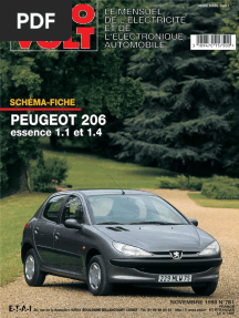 PEUGEOT 206 Essence 1.1 Et 1.4 PDF