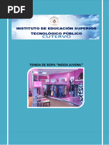 PROYECTO DE TIENDA DE ROPA JUVENIL Owwin