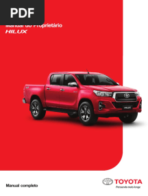 Manual Hilux 2020
