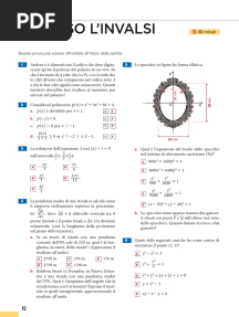 Matematica Blu 2.0 V.5 Cap01 Verso L'invalsi
