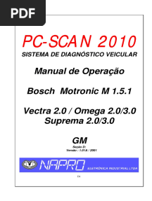 Manual de Injecao GM M151 Omega Vectra 2.0