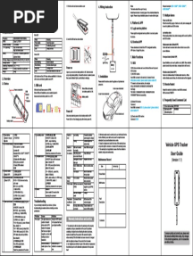 Vehicle GPS Tracker User Guide: User Manual Power Adapter