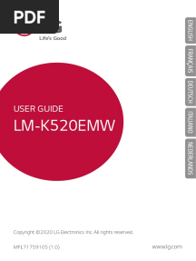 LG K52 Anleitung Deutsch