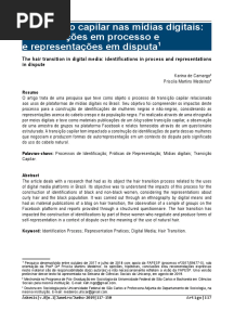 Transição Capilar