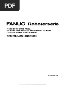B-83284GE-1 - 06 R-30iB-STEUERUNG Alarmcode-Liste BEDIENUNGSHANDBUCH