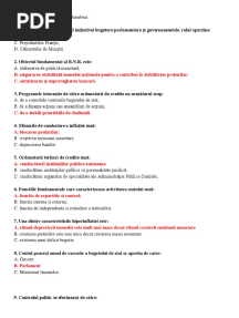 Teste Drept Financiar Si Fiscal