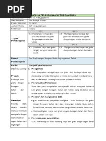 RPP Adiwiyata Seni Budaya Kls 9