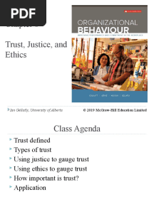 Trust, Justice, and Ethics: Ian Gellatly, University of Alberta