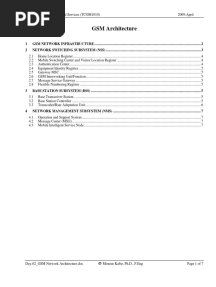 Day-02 - GSM Network Architecture