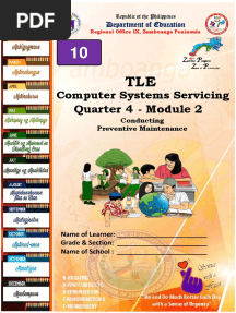 Quarter 4 - Module 2: Computer Systems Servicing