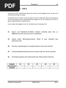 Hörverstehen B2 Übungstest 2