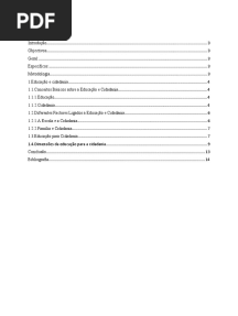 Educação e Cidadania