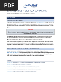 Paratie Plus 2019 IT - Gestione Licenza Software
