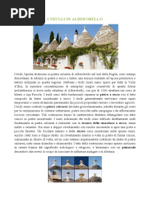 I Trulli Di Alberobello